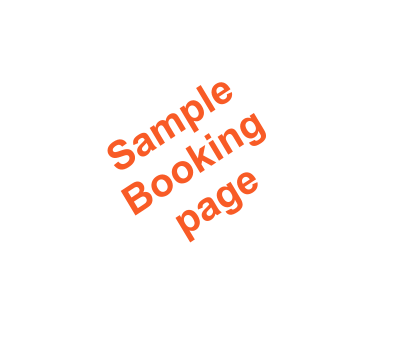 Sample  Booking  page